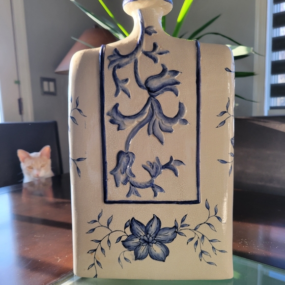 Vintage English Stoneware Flagon Pottery RARE FIND Antique - Picture 1 of 4